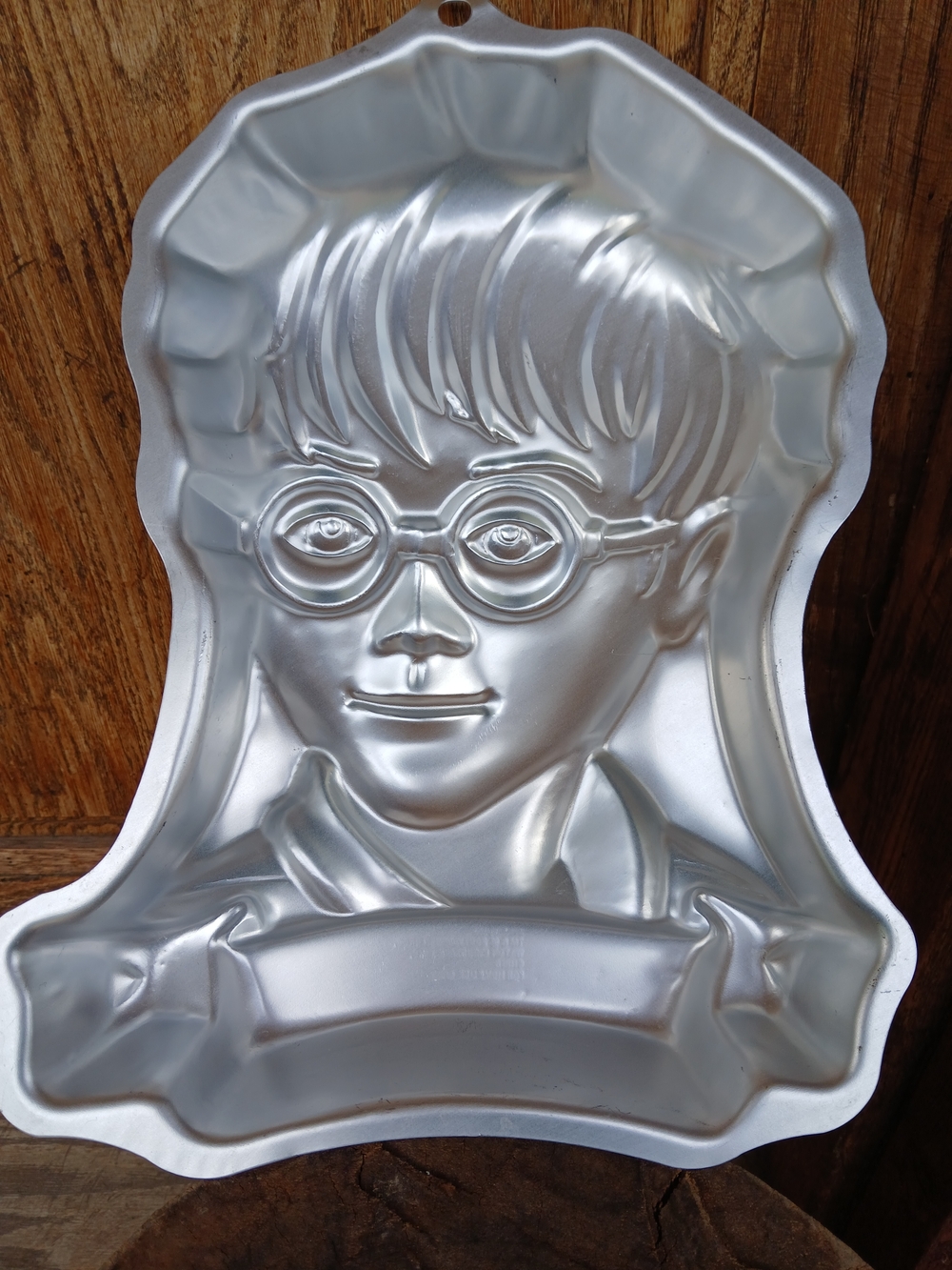 Wilton Harry Potter Cake Pan Silver Vintage 2001 With Original Tag Collectible